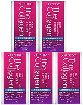 Amazon 資生堂 ザ コラーゲン The Collagen タブレットw 5個セット ザ コラーゲン The Collagen コラーゲン