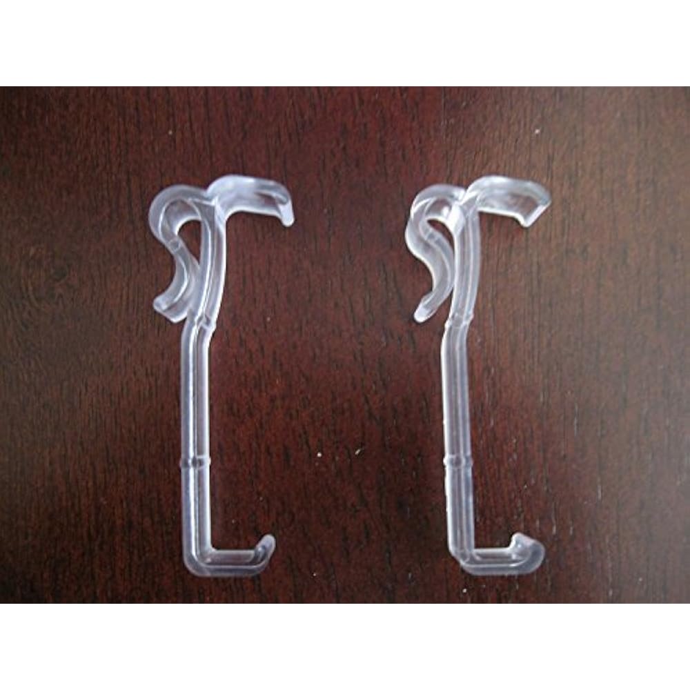 2.5 Inch Valance Clip For Horizontal Faux " Wood Blinds Parts 8 Pack