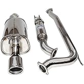 Invidia Q300 Stainless Steel Cat-back Exhaust Compatible with 06-11 Honda Civic Si Sedan