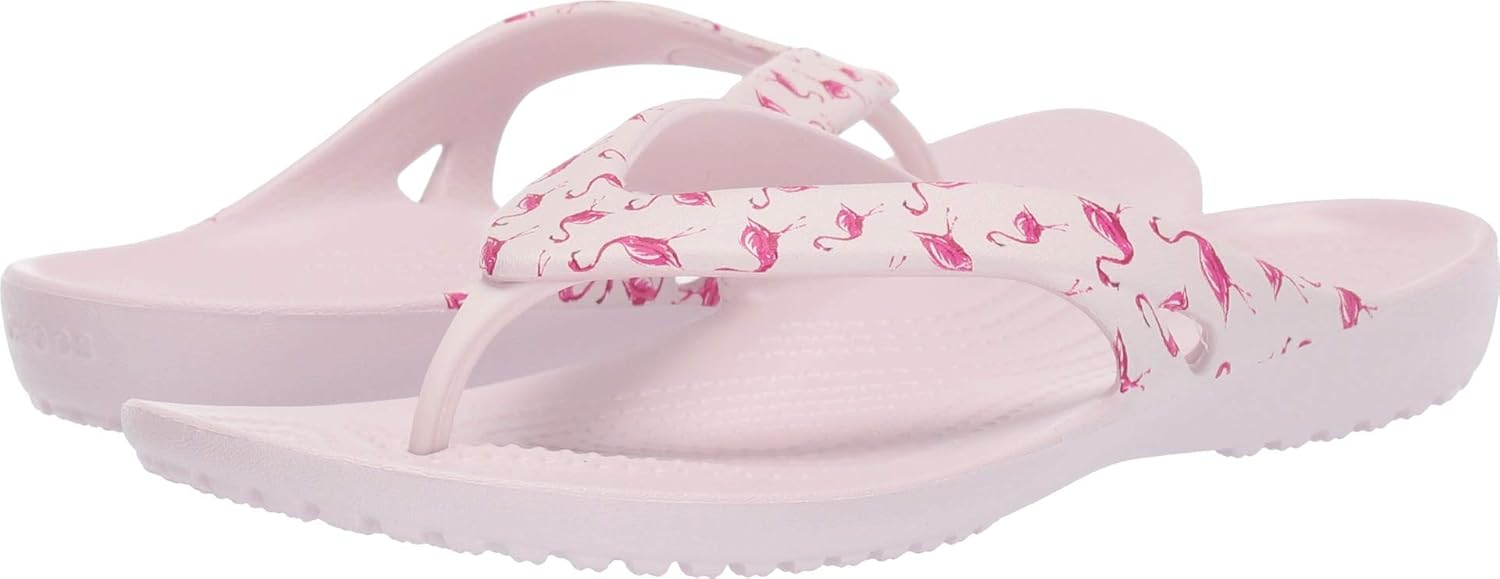 flamingo crocs flip flops