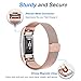 For Fitbit Charge 2 Replacement Bands, Letscom Stainless Steel Milanese Metal Replacement Accessories Wristband with Unique Magnet Lock for Fitbit Charge 2 HR