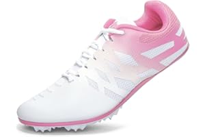 IFRICH New Track and Field Shoes for Men Women Kids Boys Girls 8 Spikes 100-400 Meter Running Racing Shoes Professional Sprint Sport Sneakers