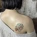 COKOHAPPY Day of the Dead Sugar Skull Temporary Tattoos (96 Counts), Halloween Face Tattoo Sticker Black Skeleton Web Red Roses Tattoo for kids Boys Girls Mexican Halloween Decor Party