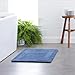 Pinzon Luxury Reversible Cotton Bath Mat - 21 x 34 inch, Marine