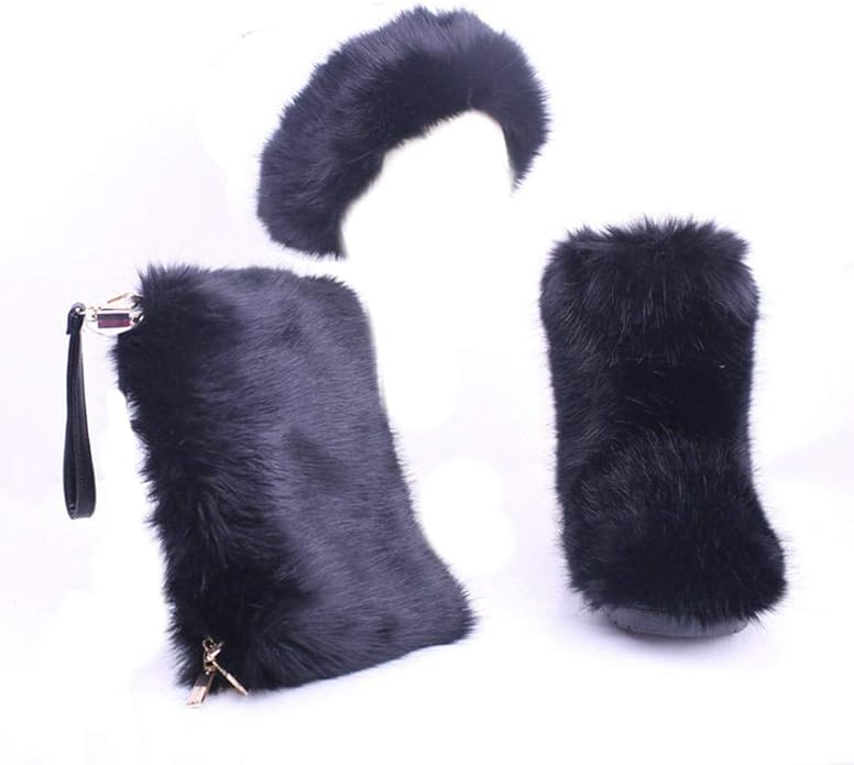 carrie faux fur lined duck boot