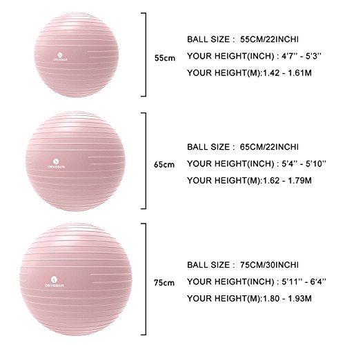 DEVEBOR-Exercise-Ball-for-Yoga-Balance-Fitness-Stability-Workout-Guide-Professional-Grade-Extra-Thick-Yoga-Ball-Chair-with-Quick-Pump-Anti-Burst-Heavy-Duty-Stability-Ball