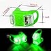 Botepon 2Pcs Boat Kayak Navigaton Light Safety Light Led Boat Light with 3 Modes for Riding Sailing Runing Climbing Green