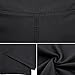 Gracyoga Yoga Pants Capris Workout Running Leggings For Women With Inner Pocket (XX-Large, Black)