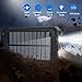 Titita Solar Charger, 10000mAh Solar Phone Charger, Waterproof/Shockproof/Dustproof Solar Power Bank Dual USB Battery Bank with 2 LED Light Carabiner for Emergency Travelling Camping, iPhone, Android