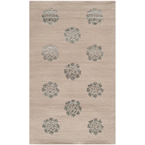 Martha Stewart x SAFAVIEH Area Rug Collection - 2'6" x 4'3", Zinc, Handmade Sil…