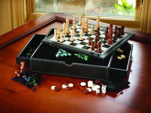 Mainstreet Classics Broadway 5-in-1 Combo Board Game Set