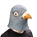Ylovetoys Halloween Mask Pigeon Costume Head Mask Novelty Halloween Costume Party Masks Funny Latex Animal Head Mask Grey