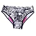 DuShow Women Cycling Underwear 3D Padded Bike Underwear Bicycle Briefs Cycle Undershorts（L,Skull