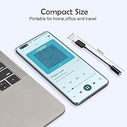 USB C to 3.5mm Headphone Jack Adapter, USB C to Aux