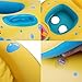 Happon Inflatable Baby Pool Float Baby Float Seat With Sun Canopy Swim Ring Pool Float For 6-36 Months Old Included A Storage Bag Bonus