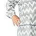 Bumkins Waterproof Long Sleeved Art Smock, Gray Chevron (3-5 Years)