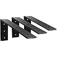 Countertop Support Bracket 3 Pack Heavy Duty Countertop Hidden Bracket 8" x 6" x 2 1/2" L Bracket Metal Corbels for Quartz/Granite/Wood/Concret/ Laminate Countertops