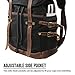 Lifewit Waxed Canvas Backpack Waterproof 15.6 Inch Laptop Casual School College Bags Travel Rucksack