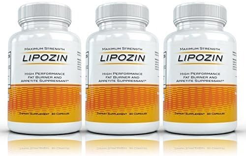 LIPOZIN (3 Bottles) - High Performance Weight Loss Supplement. Best Fat Burning, Appetite Suppressing, Energy Boosting Diet Pills by Lipozin
