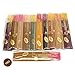 FREE Sandalwood Variety Pack in Herbal Treat Agarbatti | Frankincense | Nag Champa | Patchouli | Jasmine | Persian Rose | Ayurvedic | Maddipal | Kesar Saffron | Tulasi Lobhan | Tulasi Kasturi | Incense Sticks Set of 10 Fragrances