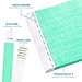 500 WristCo Aqua Tyvek Wristbands for Events - Comfortable Tear Resistant Paper Bracelets ID Wrist Bands for Concerts Festivals Admission Party Identification