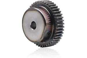 MF-TOOLS 1 Mod 40T Steel Pinion Gear 1M40T Motor Spur Gear Bore 8mm Outer Diameter 42mm (Bore 8mm)