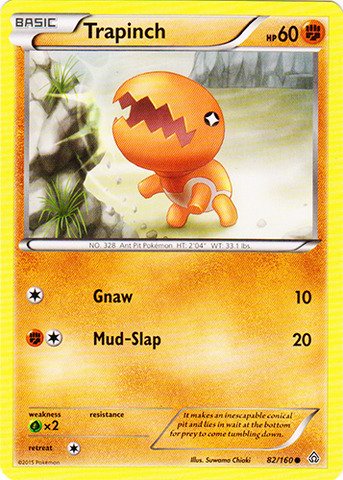 Pokemon - Trapinch (82/160) - XY Primal Clash