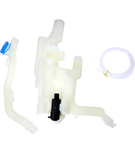 TRQ Windshield Washer Reservoir For 1999-2004 Honda Odyssey - Replacement Tank With Pump
