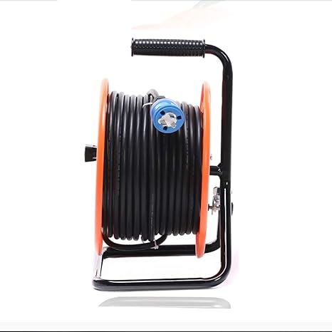 Lifeiyan Kabeltrommel Master Stecker 4 Buchse Aussenwetter Fall Rollen 30 50 100m 220v 10a Orange Ip44 Wasserdicht Versenkbare Verlangerungskabeltrommel For Workshops Home Use Diy Und Mehr Verlang Amazon De Baumarkt