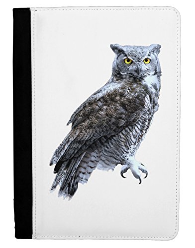 TooLoud Great Horned Owl Photo Ipad Mini Fold Stand Case - Black