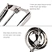 BASEIN Ice Cream Scoop 18/8 Stainless Steel Ice Cream Scooper Cookie/Cupcake Scoop with Trigger Release Meat/Melon Baller -3 Pack with Large-Medium-Small Size