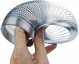 D.A.Y. Republic Metal Spring Coil Toy 6.5cm Diameter Large Retro Fidget Sensory view 6