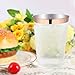 12oz Rose Gold Plastic Cups-100pack Clear Plastic Cups with Rose Gold Rim-Wedding/Party Disposable Cups-Heavyweight Plastic Tumblers-WDF (Rose Gold Trim)