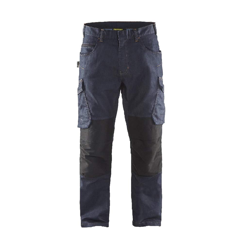 Blakläder 149711418999C52 Service Trousers Size Denim in Navy Blue/Black, C52