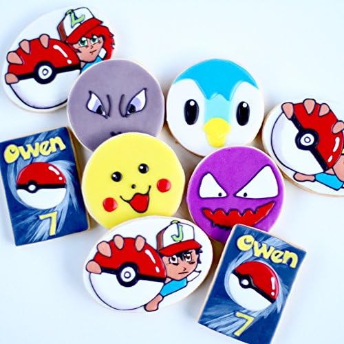 ½ Dz. Poke Mon Cookies (Expanded Set)! Catch Them, Share Them and EAT Them ALL!!