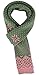 Simplicity Women's Winter Multi-Color Patterned Reversible Knit Scarf