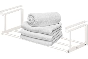 Clip on Shelf - Expandable Shoe Rack Telescopic,Adjustable Non-Slip Tray Organizer Heavy-Duty Rack for Bathroom Pantry Vanity