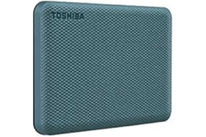 Toshiba Canvio Advance 2TB Portable External Hard Drive USB 3.0, Green - HDTCA20XG3AA