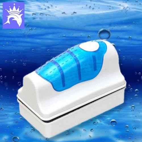 Medium Aquarium Fish Tank Floating Magnetic Glass Cleaner Algae Scraper Brush