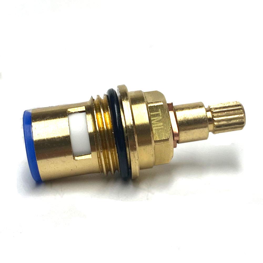 Shower Bar Cartridge Half Turn Flow On Off Valve Spares Insert Compatible Triton 83313730 83308450 BSP 1/2" x 20 Spline x 54mm Height