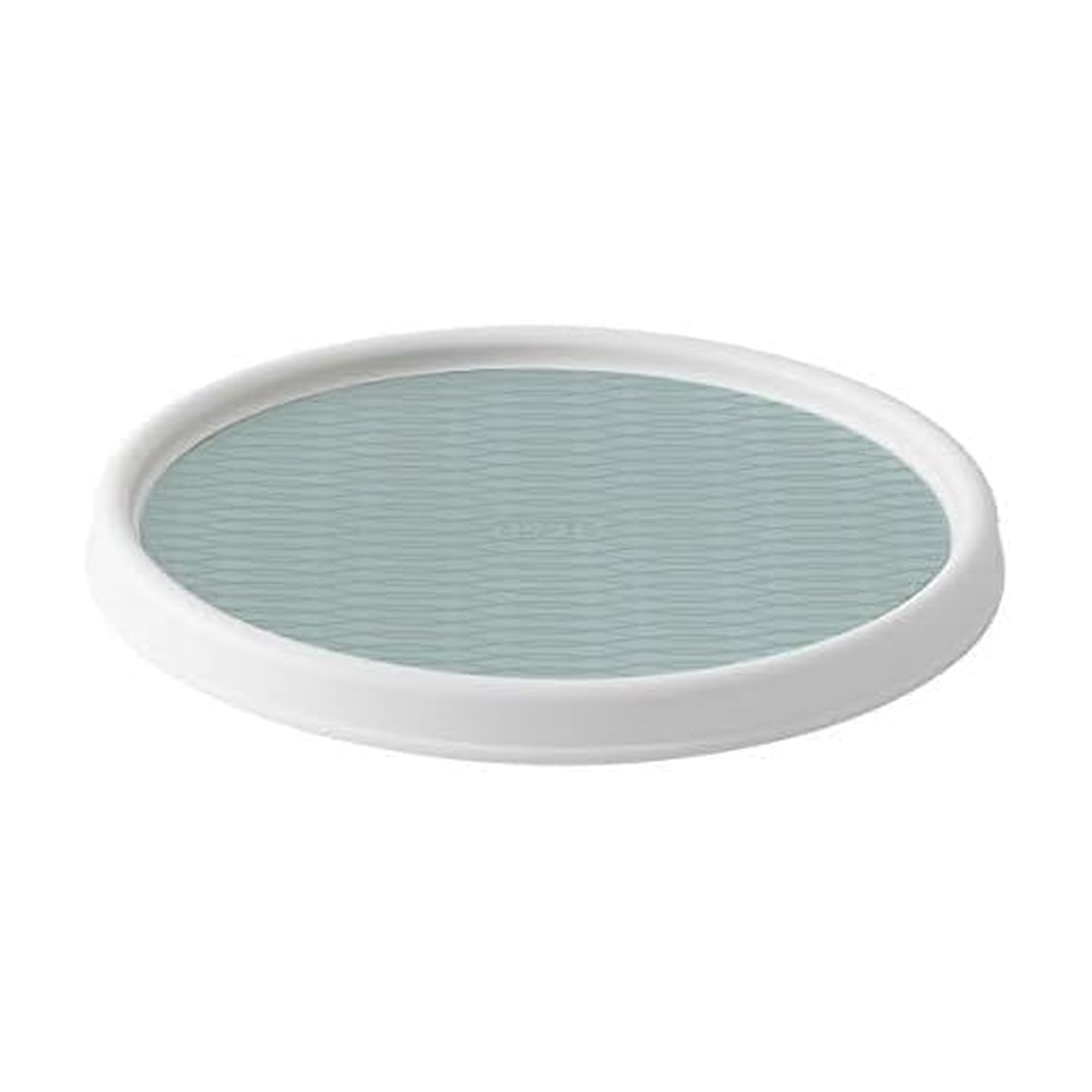 Copco White Non-Skid Turntable | 12 Inch Diameter | Rimmed Edge | For Kitchen Cabinet | Single Pack Image