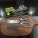 Kitchen Shears, Ultra Sharp Premium Heavy Duty Shears for Kitchen with Stainless Steel Blade and Multi Purpose Scissors for Chicken, Poultry, Fish, Meat, Vegetables, Herbs and BBQ by MAUYAR