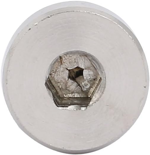Sourcingmap 304 Stainless Steel Hex Socket Shoulder Bolt 8mm Shoulder Dia 5mm Shoulder Length M6 Thread 5pcs - Image 4