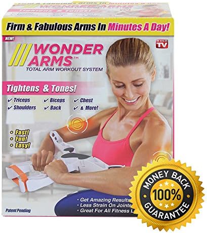 Wonder Arms Resistance Excerise Band Tones & Strengthens Arms Biceps Shoulders Chest Back
