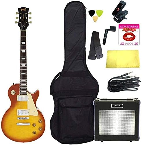 Blitz Blp 450 ブリッツ By Aria Proii レスポールタイプ初心者入門セット Hb Honeyburst Midlothiantsi