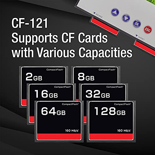 CF121 Mini Series CF Duplicator and Sanitizer CF 1-1 Portable Copier, White, Small