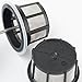 Espro Press P5 with Coffee Filter (3-4 cups, 18 oz) Bundle with Spoon, French Press Style Coffee Maker, Stainless Steel Cage, Carafe with Safety Lock™ (With Coffee Filter, 32 oz)