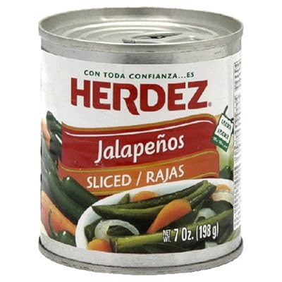 Herdez Sliced Jalapeno Peppers, 7-Ounce Cans (Pack of 24)