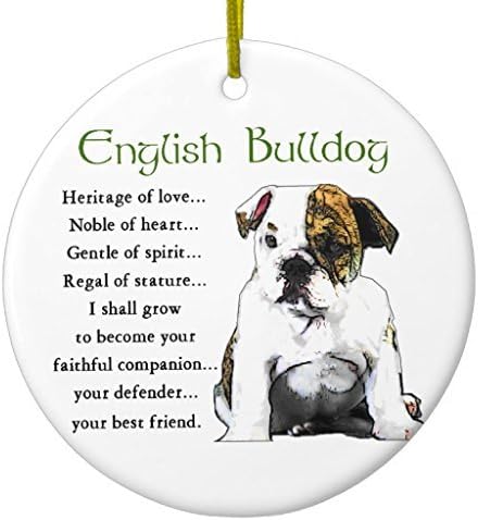 Amazon 装飾クリスマスオーナメント英語ブルドッグheritage Of Loveメタルオーナメント円 インテリア オンライン通販