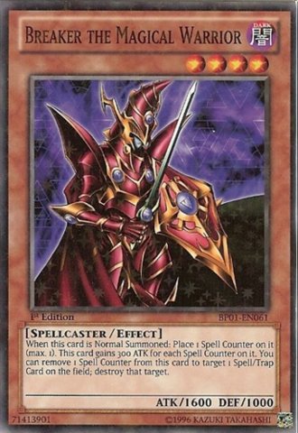 Yu-Gi-Oh! - Breaker the Magical Warrior (BP01-EN061) - Battle Pack: Epic Dawn - 1st Edition - Starfoil Rare